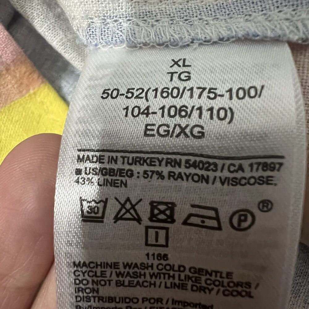 GAP Maternity Multi-Colored Button-Up Long Sleeve… - image 6